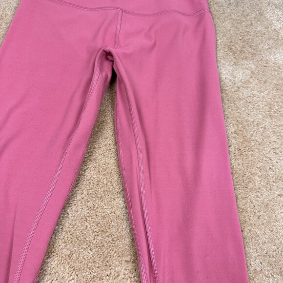 Lululemon Women's High Waisted Leggings Yoga Pants Pink Fuchsia Size 4 Athletic - Picture 4 of 9